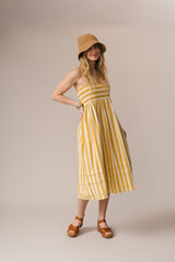 Finch Skirt Sunshine Yellow Stripe