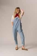 Doris Dungarees Denim Stripe
