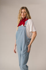 Doris Dungarees Denim Stripe