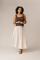 Finch Skirt Ecru