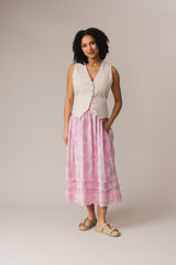 Finch Skirt Pink Floral