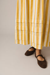 Finch Skirt Sunshine Yellow Stripe