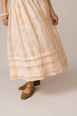 Finch Skirt Apricot Floral