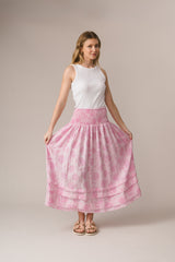 Finch Skirt Pink Floral