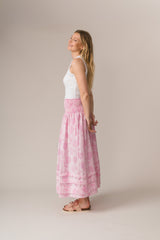 Finch Skirt Pink Floral