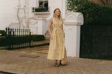 Sadie Dress Sunshine Yellow Stripe