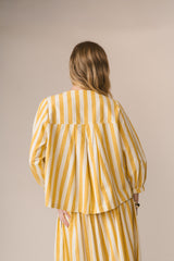 Tilda Top Sunshine Yellow Stripe