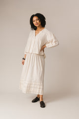 Finch Skirt Ecru