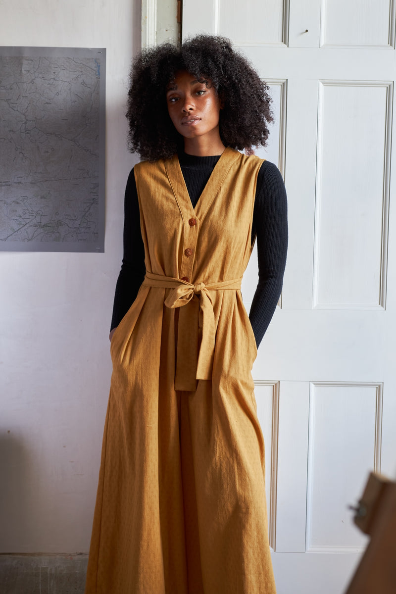 Juniper Jumpsuit Mustard