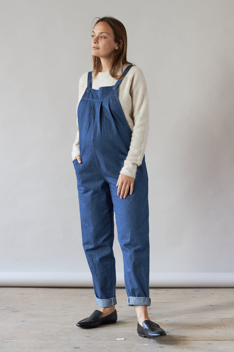 Mae Dungarees in Denim