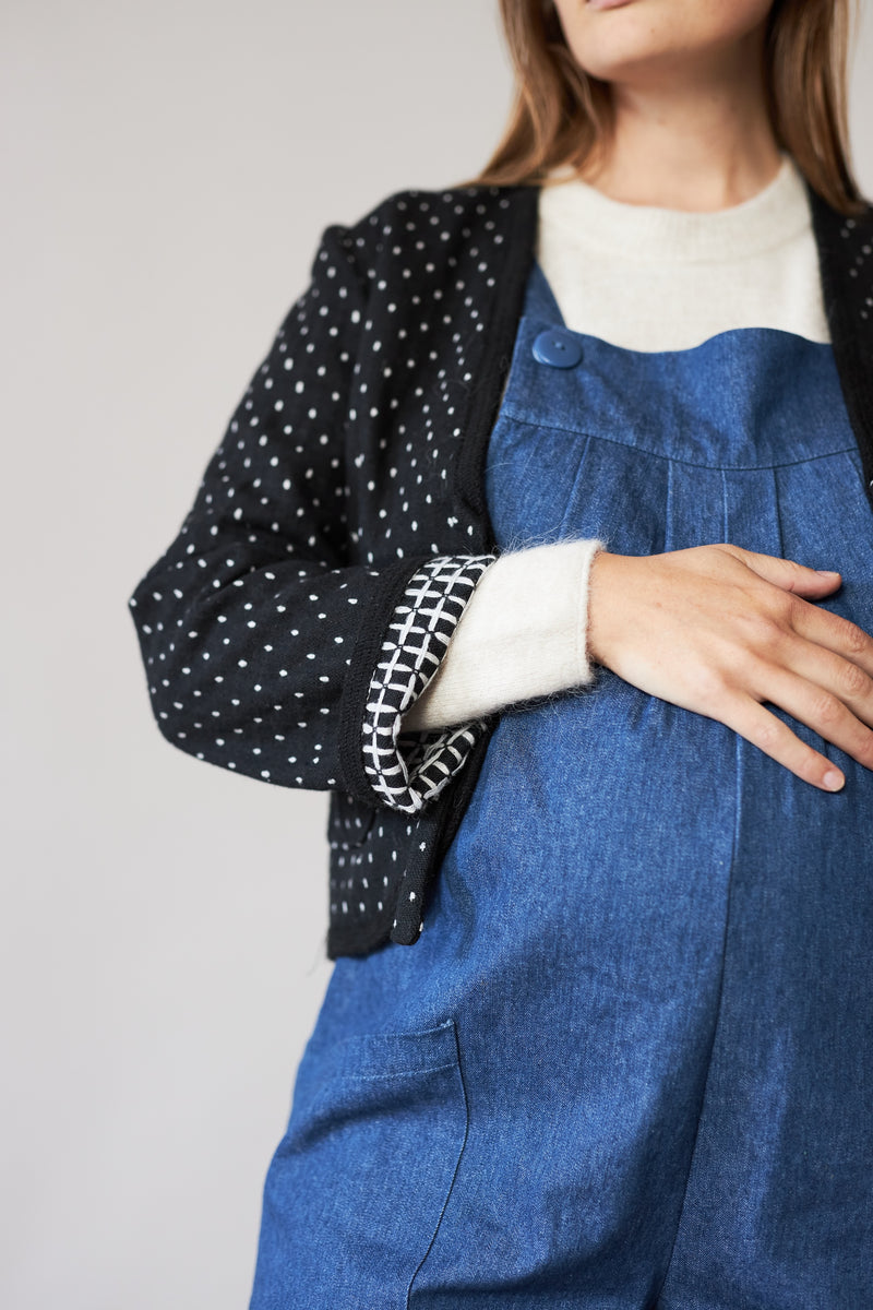 Mae Dungarees in Denim