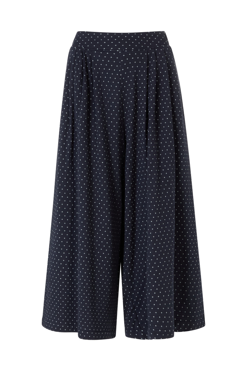 wide legged jersey culottes