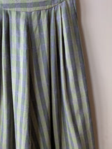 Clem Culottes Green Check (Petite - size 6)