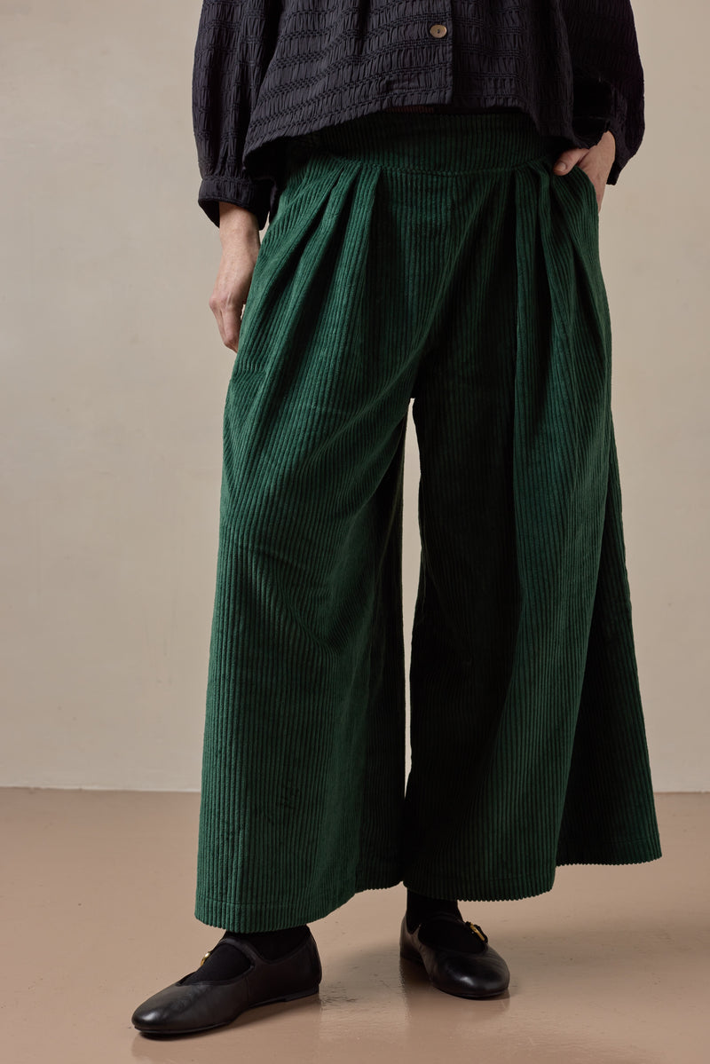 Clem Culottes Bottle Green