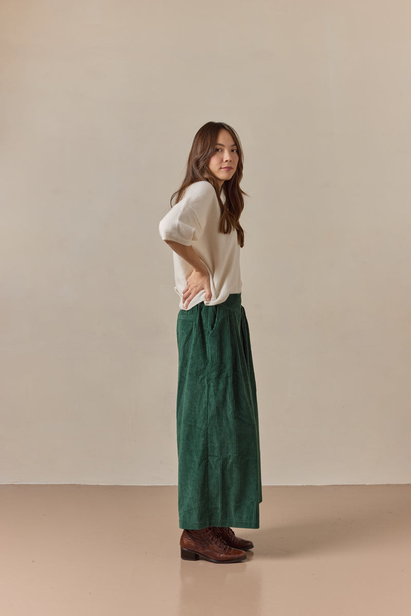 Clem Culottes Bottle Green