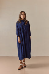 Cleo Dress Dark Blue
