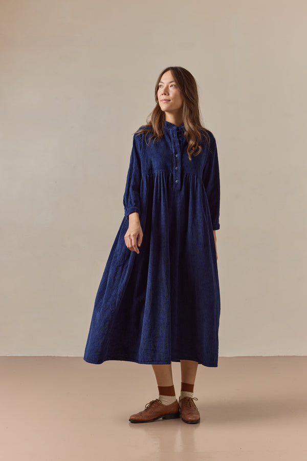 Cleo Dress Dark Blue