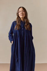 Cleo Dress Dark Blue