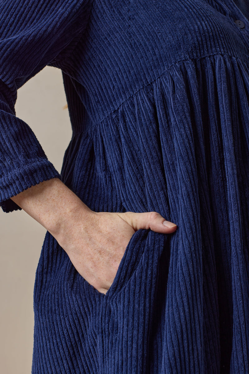 Cleo Dress Dark Blue