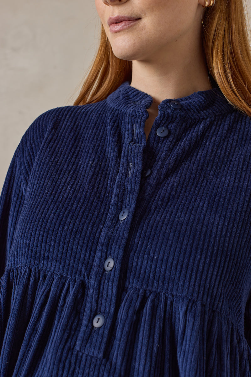 Cleo Dress Dark Blue
