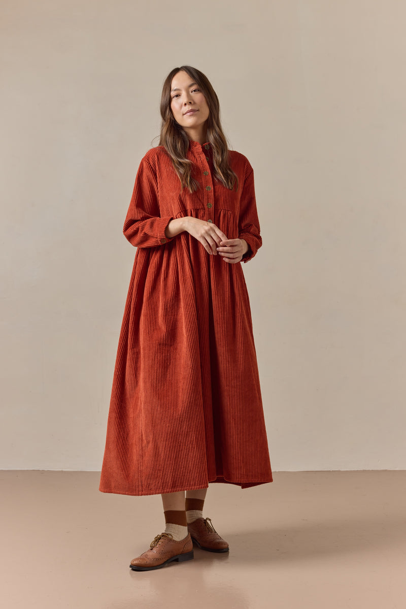 Cleo Dress Rust