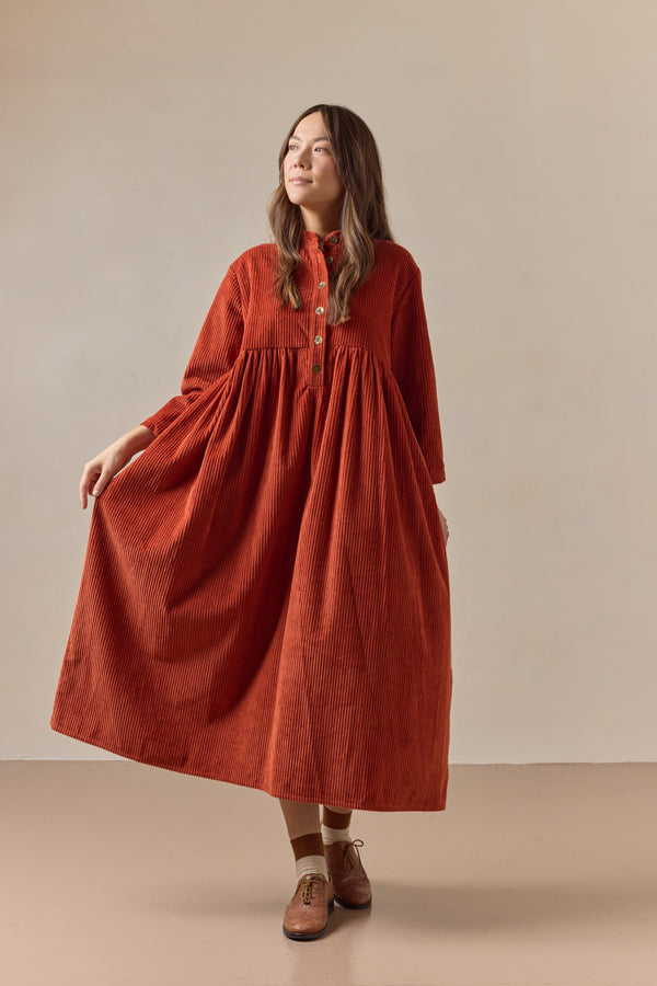 Cleo Dress Rust