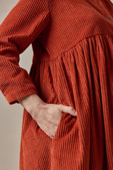 Cleo Dress Rust