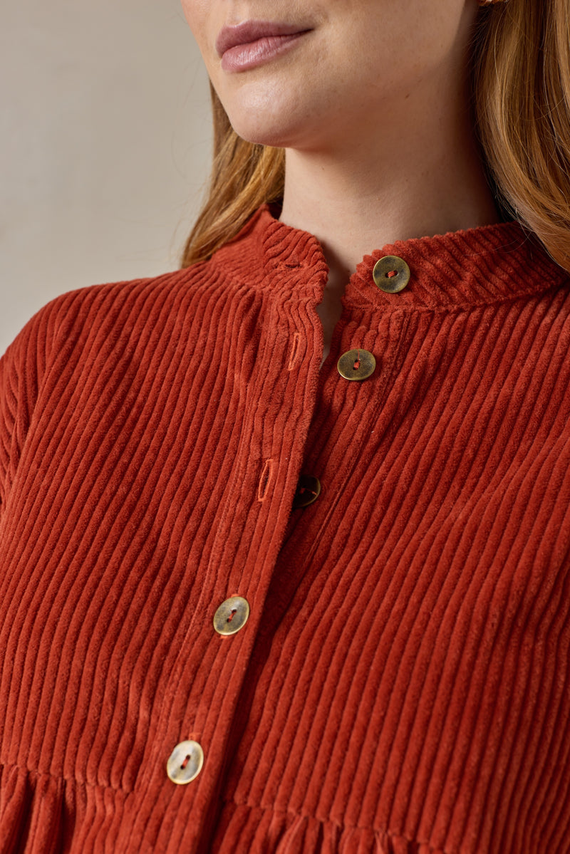 Cleo Dress Rust