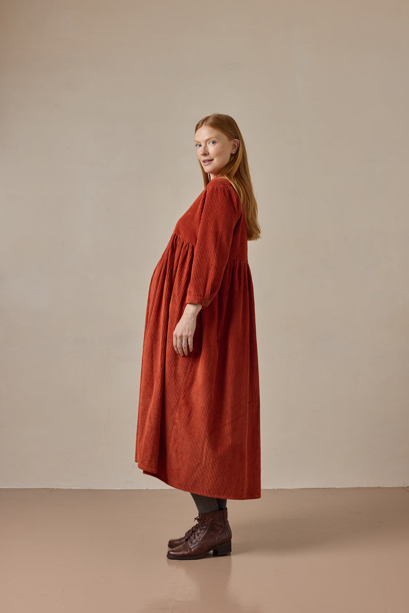 Cleo Dress Rust