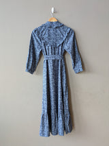 Cora Dress Blue Floral (Petite)