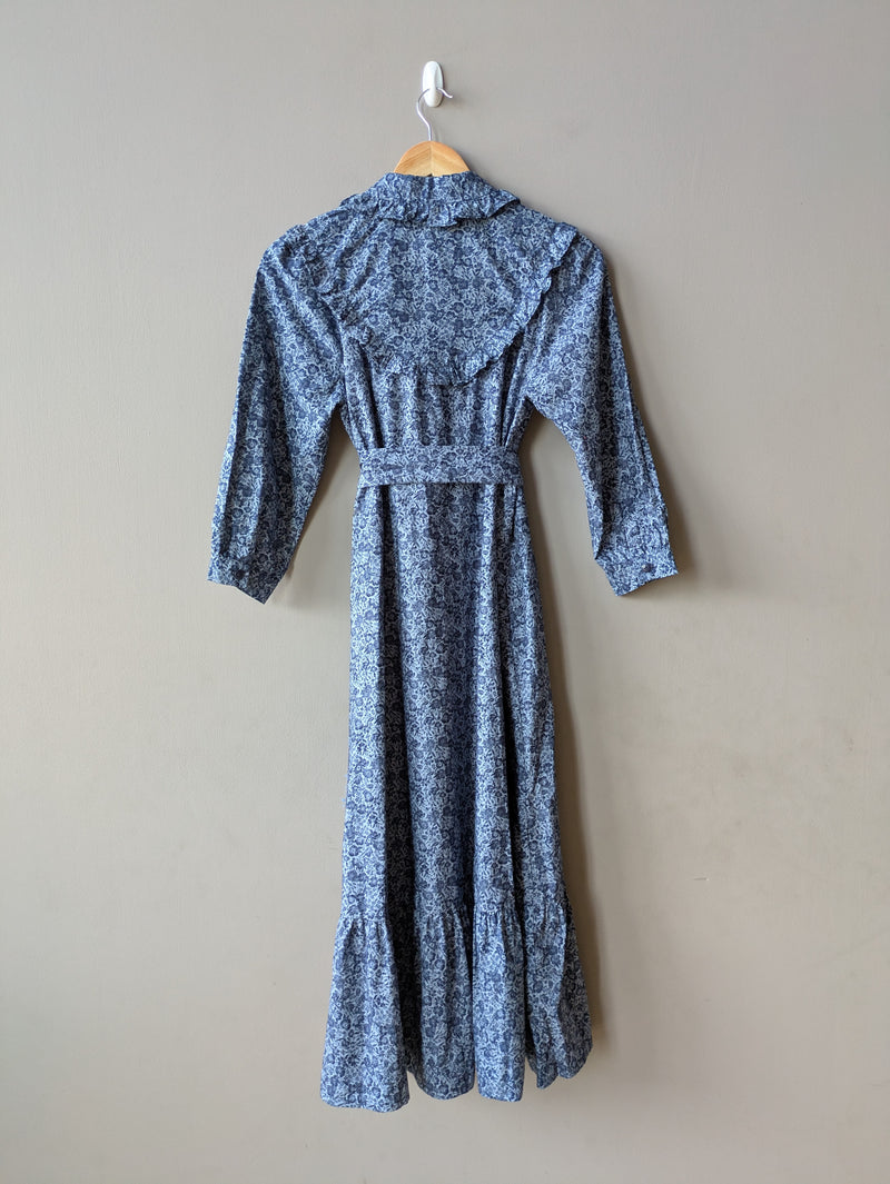 Cora Dress Blue Floral (Petite)