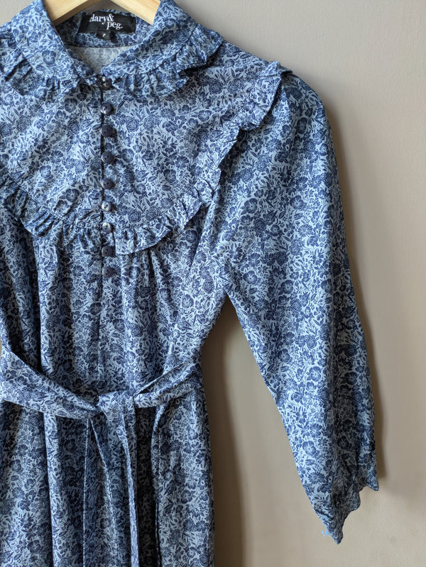 Cora Dress Blue Floral (Petite)