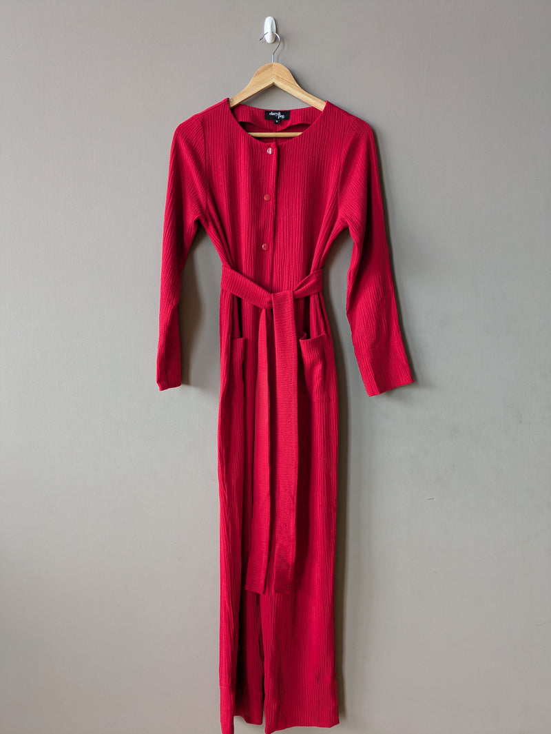 Dash Jumpsuit in Red