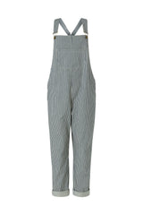 striped indigo dungarees cutout