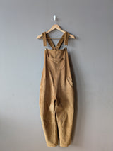 Doris Dungarees Caramel Corduroy (Large)