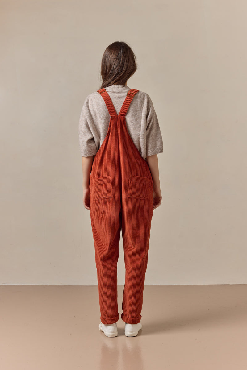 Doris Dungarees Rust