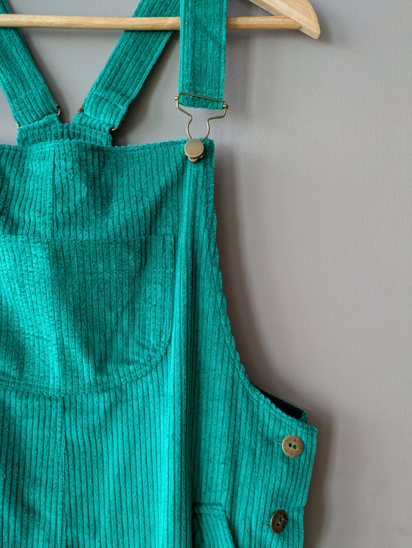 Doris Dungarees Bright Green (Small)