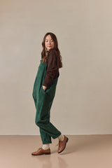 Doris Dungarees Bottle Green