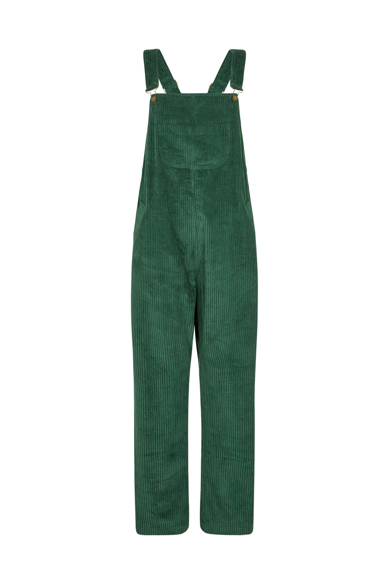 Doris Dungarees Bottle Green