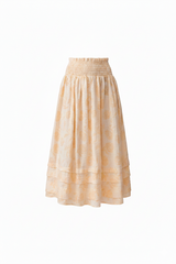Finch Skirt Apricot Floral