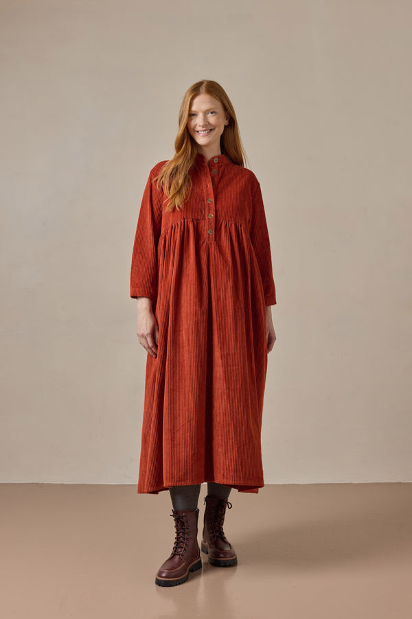 Cleo Dress Rust