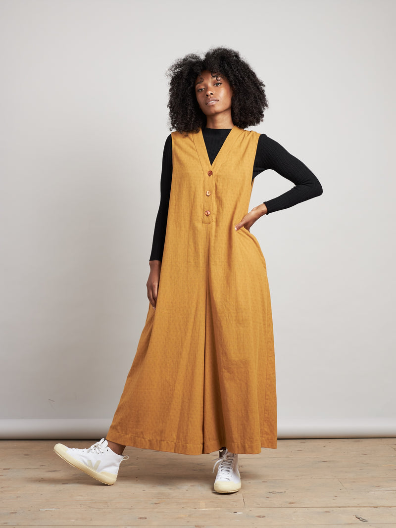 Juniper Jumpsuit Mustard