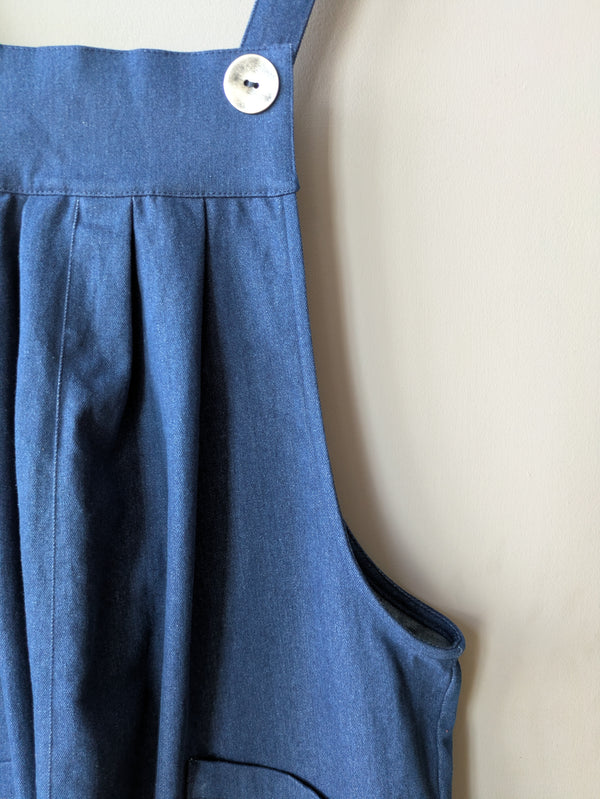 Mae Dungarees Denim (Small)