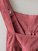 Mae Dungarees Terracotta Needlecord