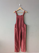 Mae Dungarees Terracotta Needlecord