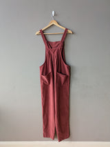Mae Dungarees Terracotta Needlecord