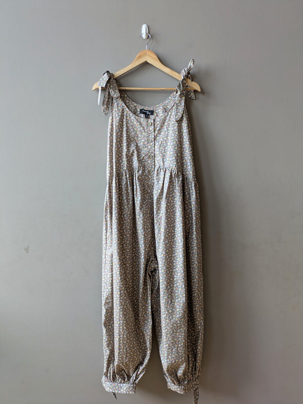 Molly Jumpsuit Grey Floral (Medium)