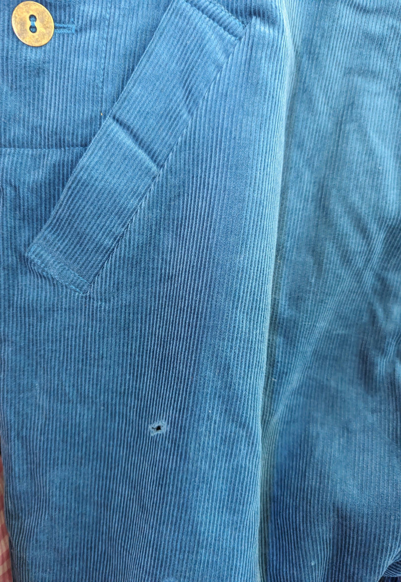 Doris Blue needlecord dungarees (second)