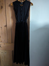 Juno Jumpsuit in navy needlecord (Small)