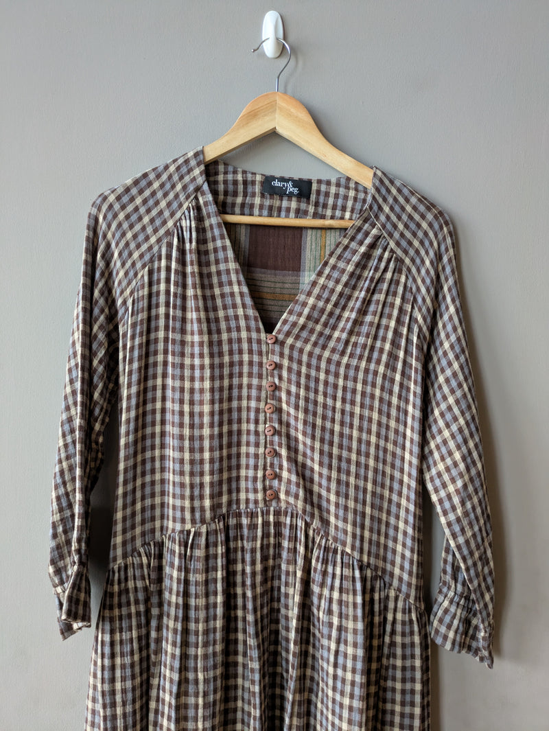 Pearl Dress Gingham (Small)